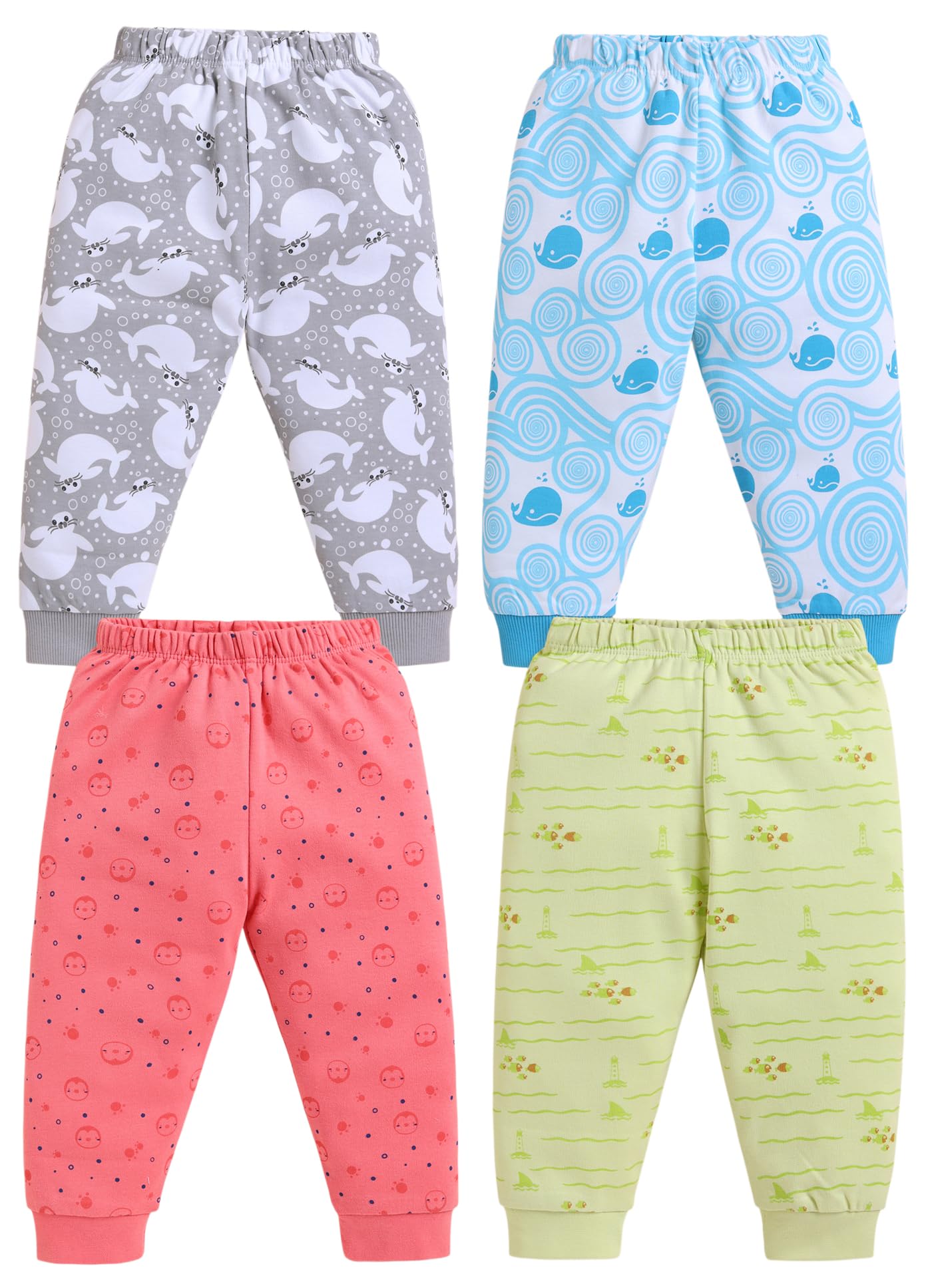 luvlap Baby Boys & Girls 100% Cotton Pyjama Pack of 4-picture-27