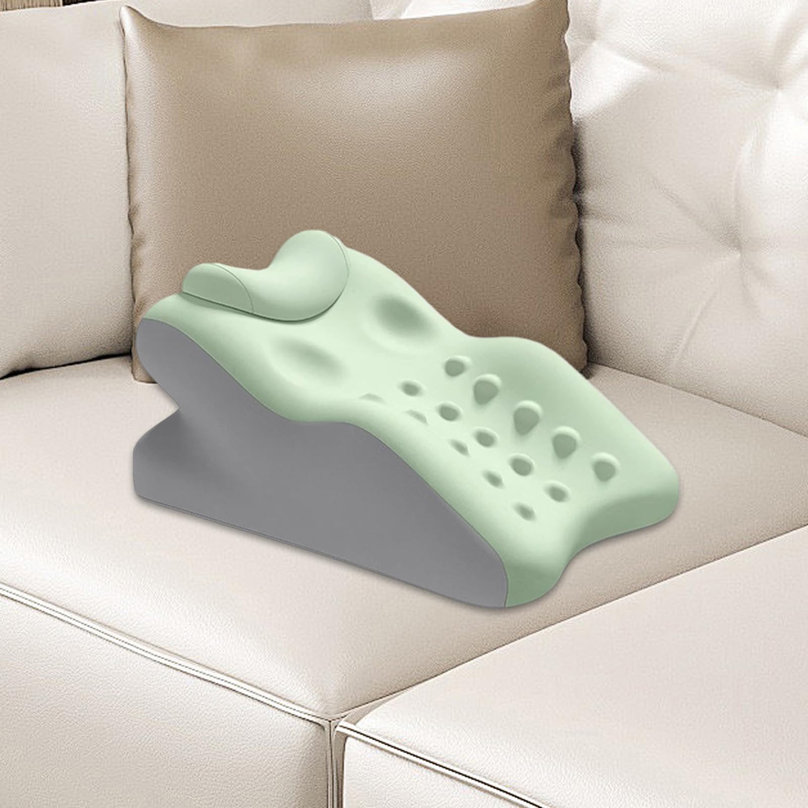 Almohadas Inclinadas De Descanso Espuma Viscoelástica Lavable Ayuda Sueño | Cojín Cuña Ergonómico Soporte Cervical Lavable Para Dormir De Lado, Ronquidos Y