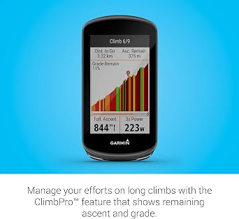 Garmin Edge 1030 Plus, GPS Cycling/Bike Computer, On-Device Workout Suggestions, ClimbPro Pacing Guidance and More
