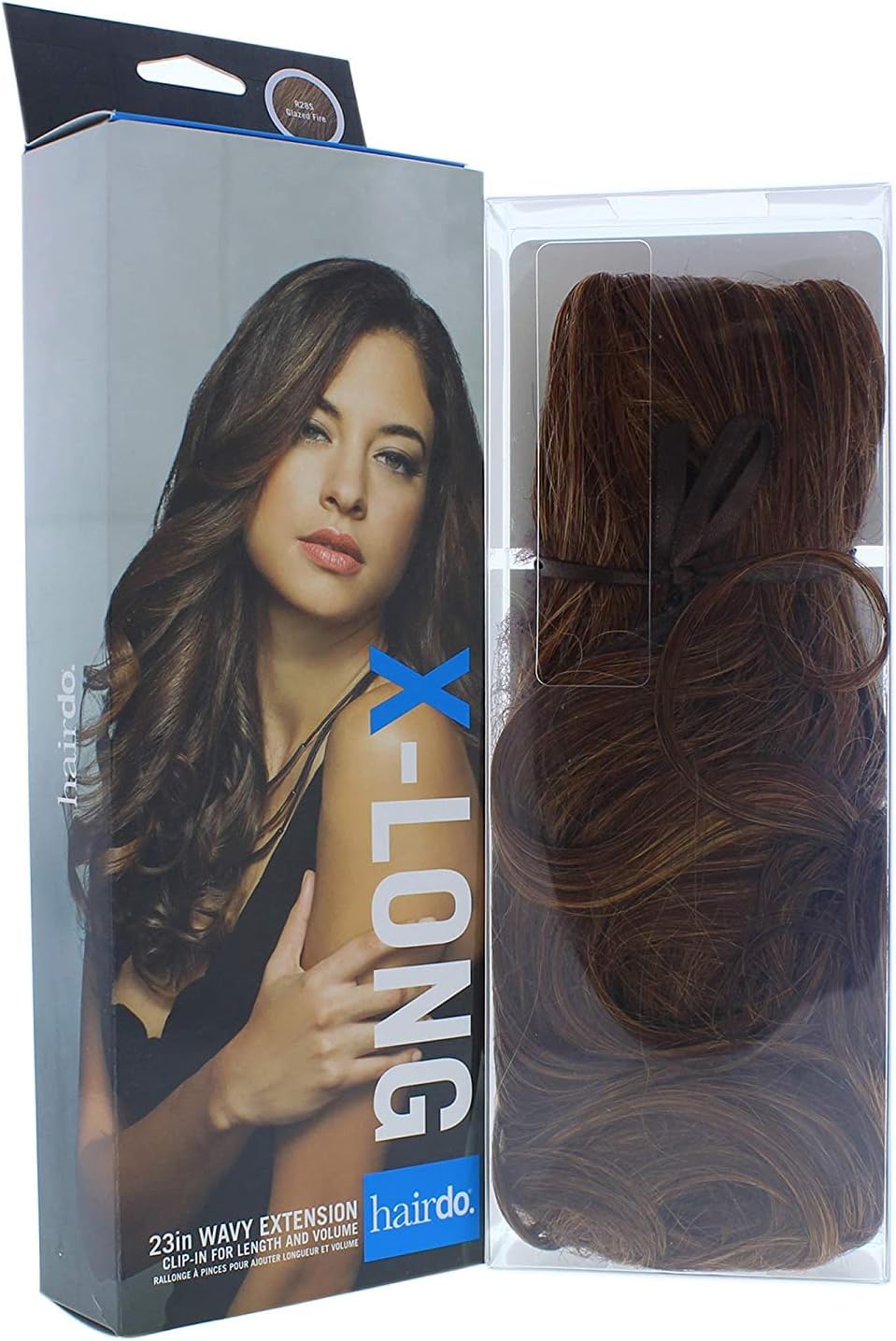 HairDoWavy Extension - R28S Glazed Fire For Women - 23 Inch Hair Extension