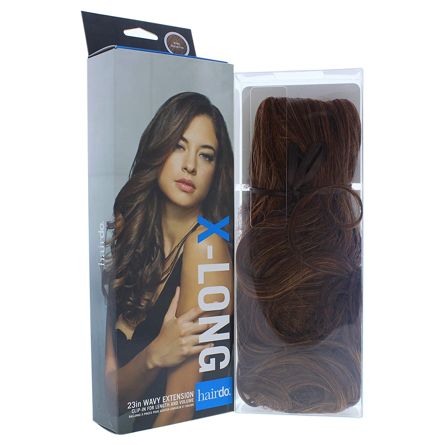 HairDoWavy Extension - R28S Glazed Fire For Women - 23 Inch Hair Extension
