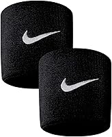 Nike Swoosh Wristbands - Lightweight Absorbent Sweatbands for Workouts, Training & Sports, 5cm Width Stretch Fit
