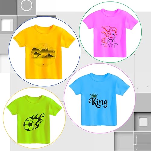 Miniatura 7 de Tinlade Marcadores de tela para ropa, marcadores de pintura de tela, kit de bolígrafos permanentes de doble tela, sin sangrar, bolígrafos de tela de