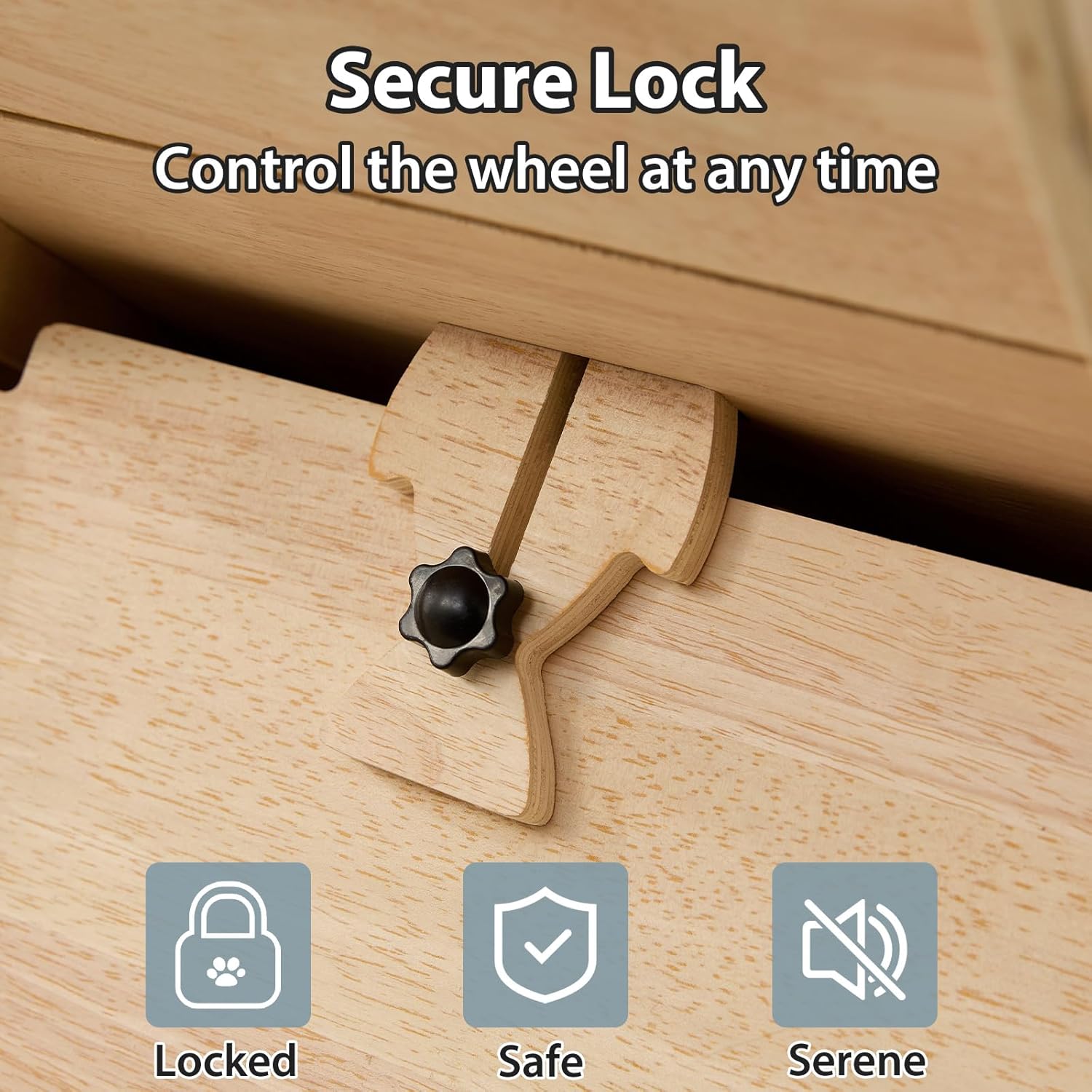 RRPETHOME 45" Cat Wheels for Indoor Cats, Quiet & Stable Cat Exercise Running Wheel, Cats Treadmill with Anti-Slip Mat