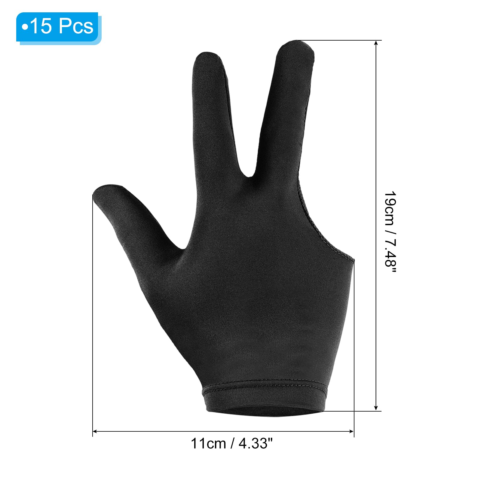 PATIKIL Breathable Pool Glove Spandex Left Hand - Image 2