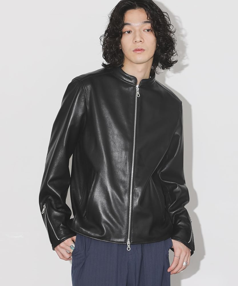Amazon | [ナノ・ユニバース] バンドカラーレザーシングル
