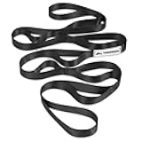 Stretching Strap Yoga Strap Physical Therapy for Home Workout, Exercise, Pilates and Gymnastics, 10 Loops Non-Elastic Stretch Bands with Aesthetic Packaging for Women & Men