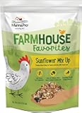 Farmhouse Favorites – Sunflower Mix Up – Premium Grains for Poultry – Made with Non-GMO Purple Corn – High Energy Poultry Feed Supplement – 10lb Bag