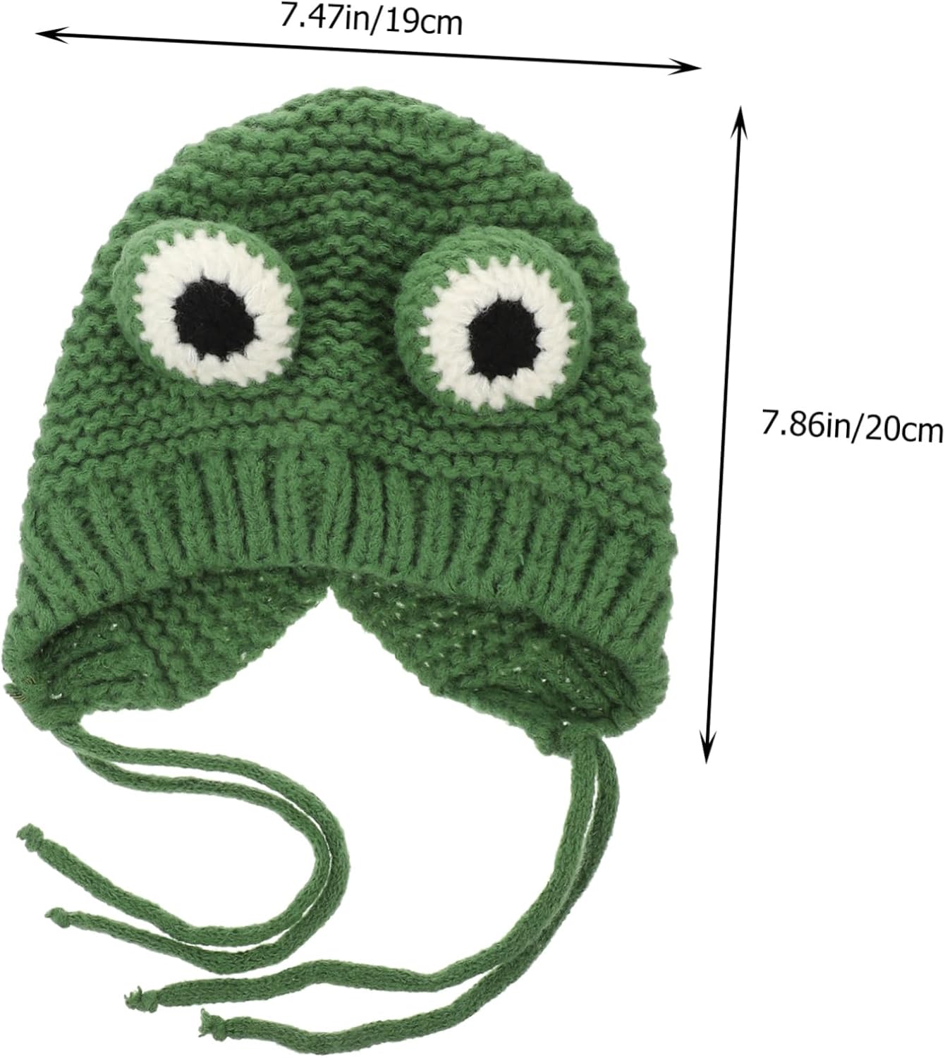 VANZACK Newborn Hat Winter Knitted Cap Warm Boys and Girls Hats Soft Knit Beanie Adorable Animal Design Green