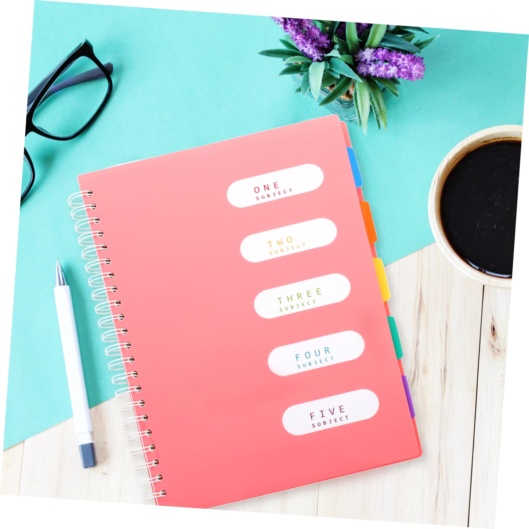 DOITOOL Carnet de Notes à Spirale Pratique Bloc-notes Ligné Multi-usages Journal Épais pour Travail