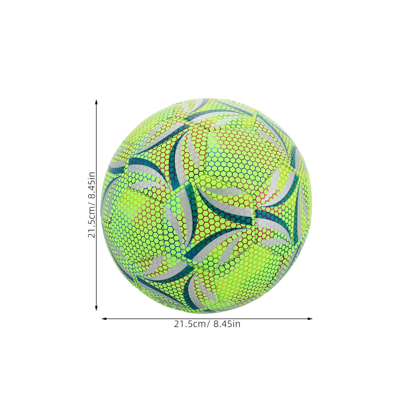 BESTonZON Balón De Fútbol Nocturno Brillante para Entrenamiento y Duradero y Seguro