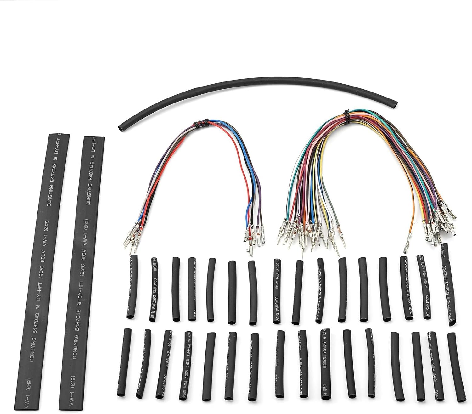 WeiSen Plug N Play 14" 16" Handlebar Extension Wire and Throttle-By-Wire Extend Kit Compatible with Harley Touring Electra Street Road Glide King 07-13, Fits Tri Glide FLHTCUTG 09-13