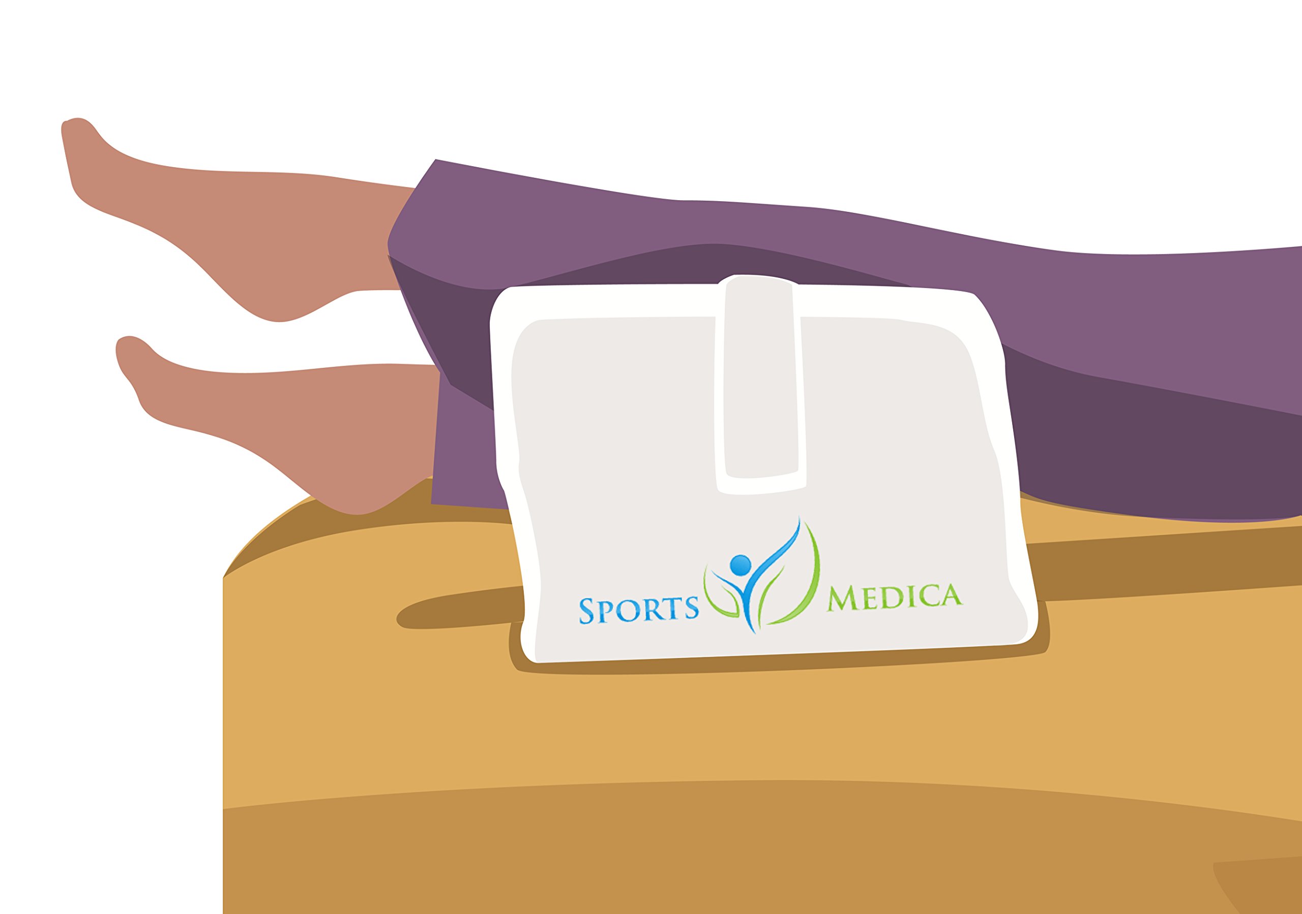 Knee Pillow Designed for Sciatica, Pregnancy, Knee and Hip Pain Relief Doctor Leg