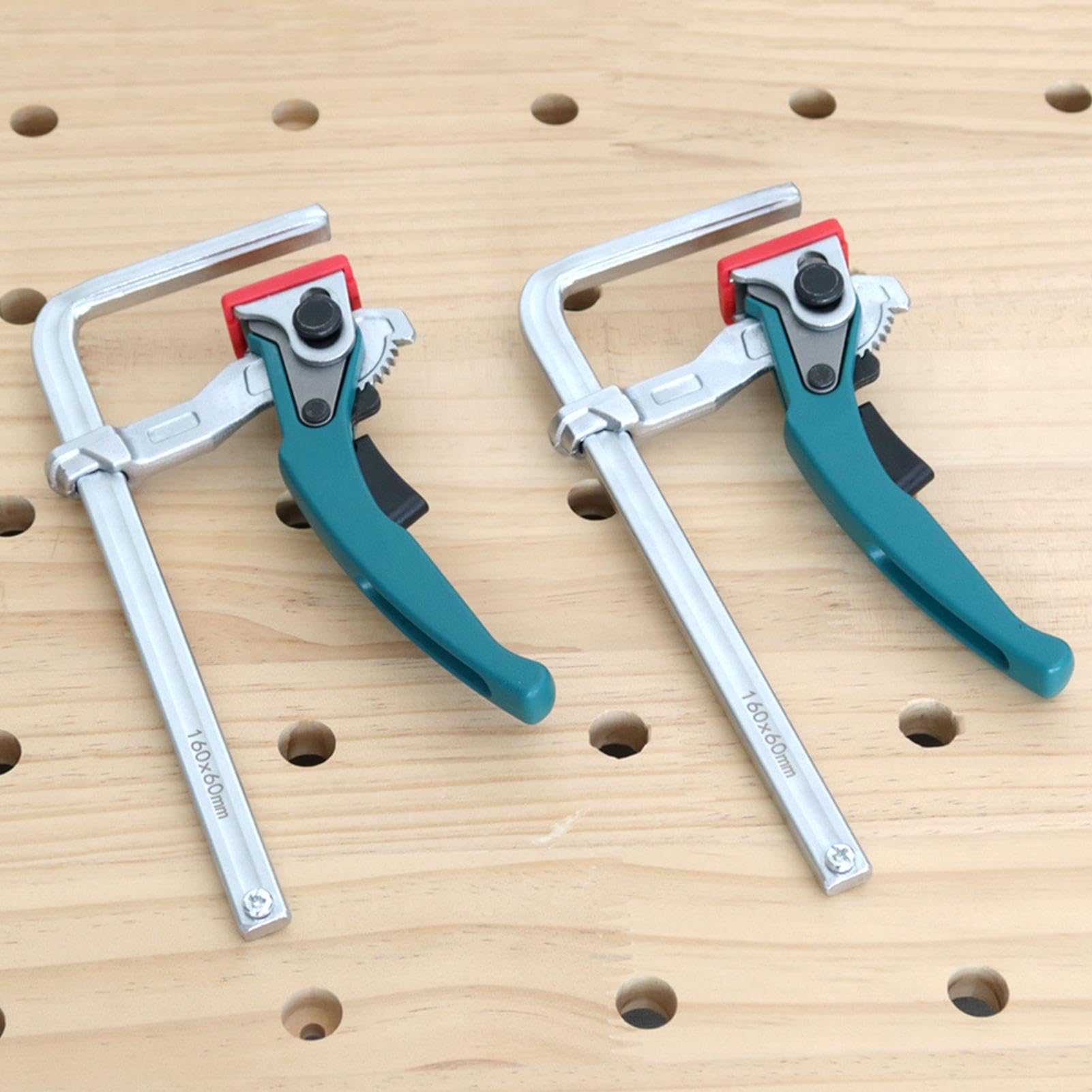 Morsetti a presa rapida, strumento per la lavorazione del legno da tavolo, utensili da tavolo MFT, morsetti per rapida in acciaio legato, morsetto a F per la maggior parte dei falegnami | utensili da tavolo MFT, morsetti per rapida in acciaio legato, mors