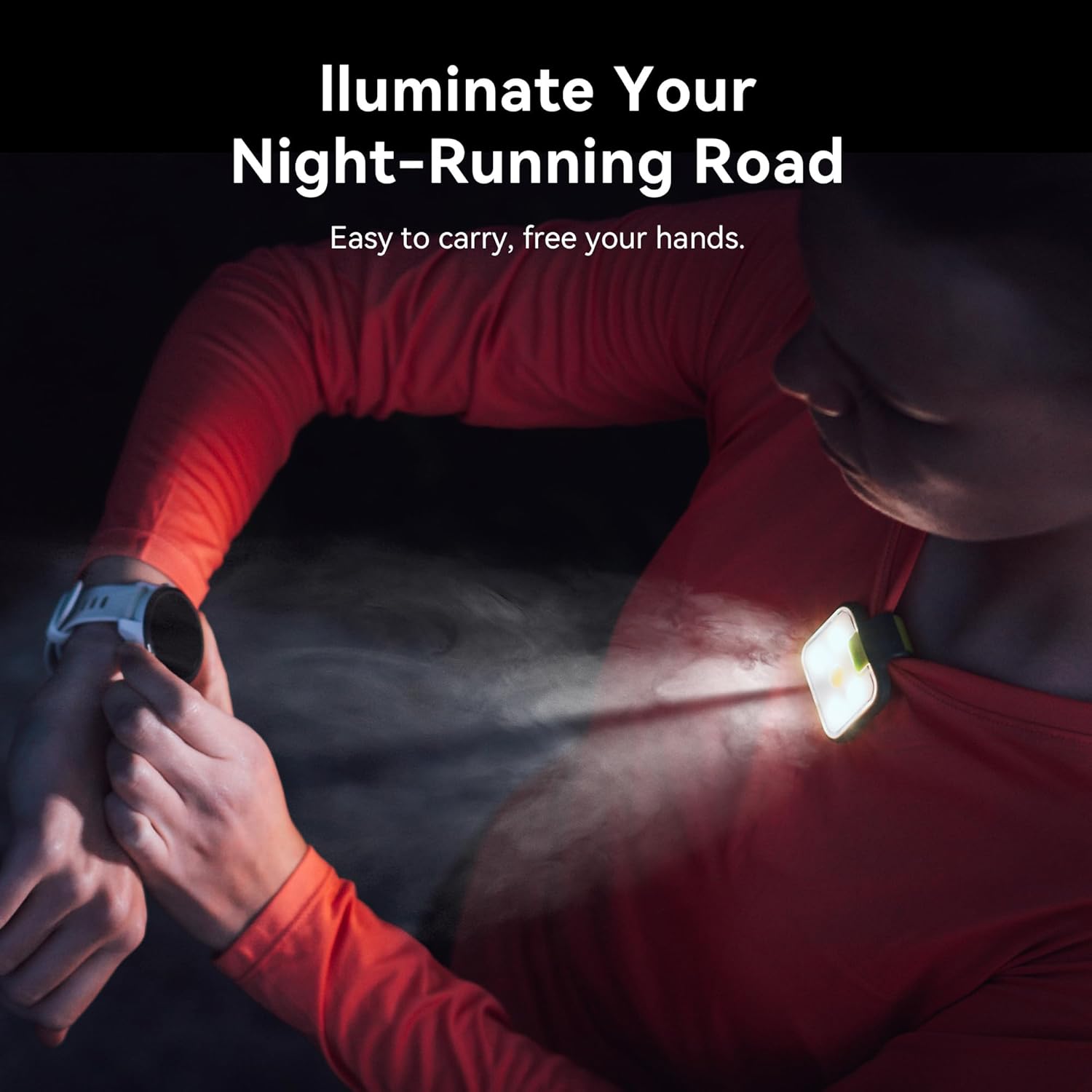 EGUKU Running Light, 2Pack Clip On Running Lights for Runners at Night 4 Light Modes USB Rechargeable LED Lights Wearable Small Lightweight Jogging Lights for Outdoor Running Jogger Patent Pending