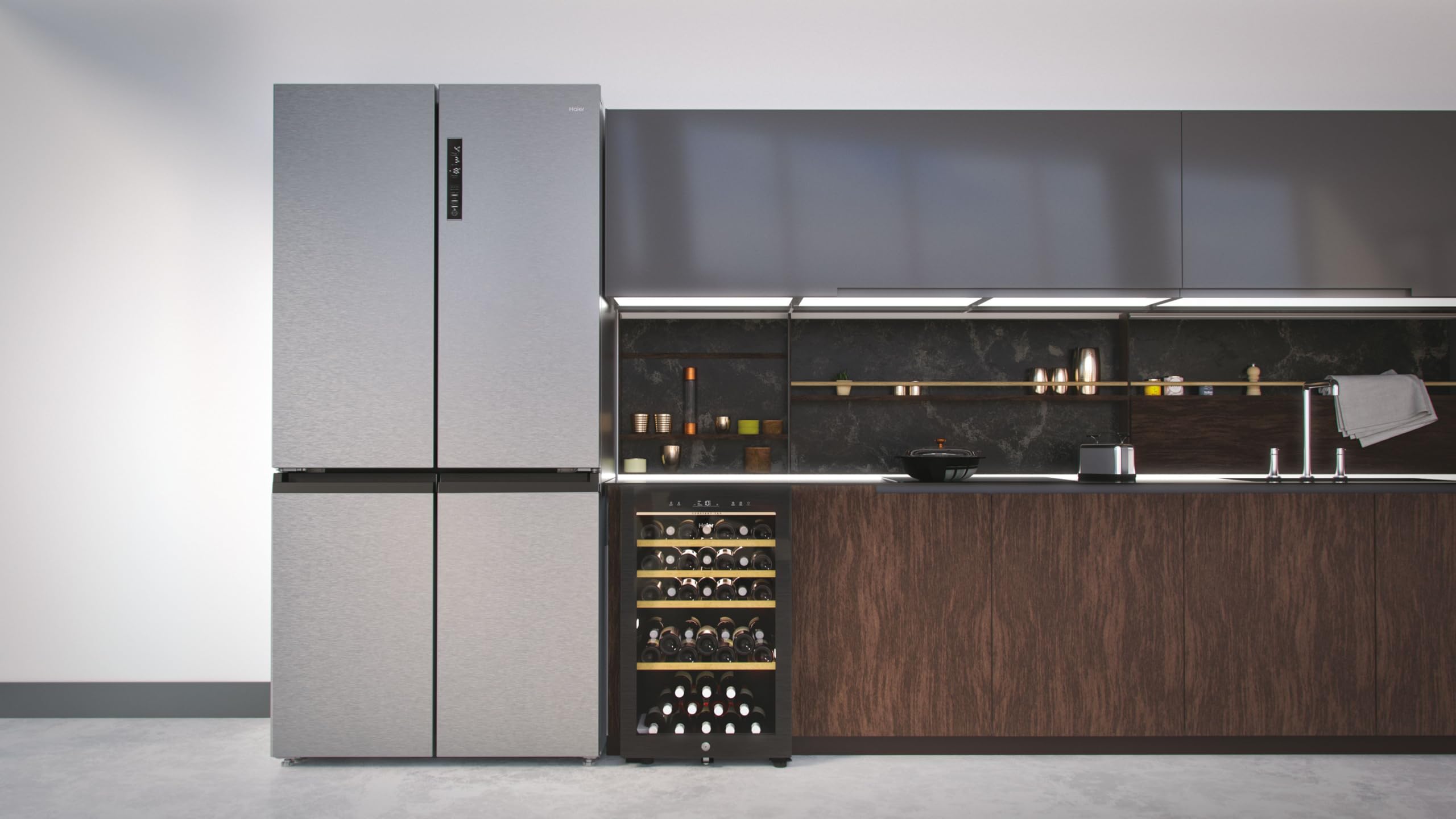 Image secondaire de Réfrigérateur Multi-Portes Haier Cube 90 Série 5 - Total No Frost, MyZone et Humidity Zone