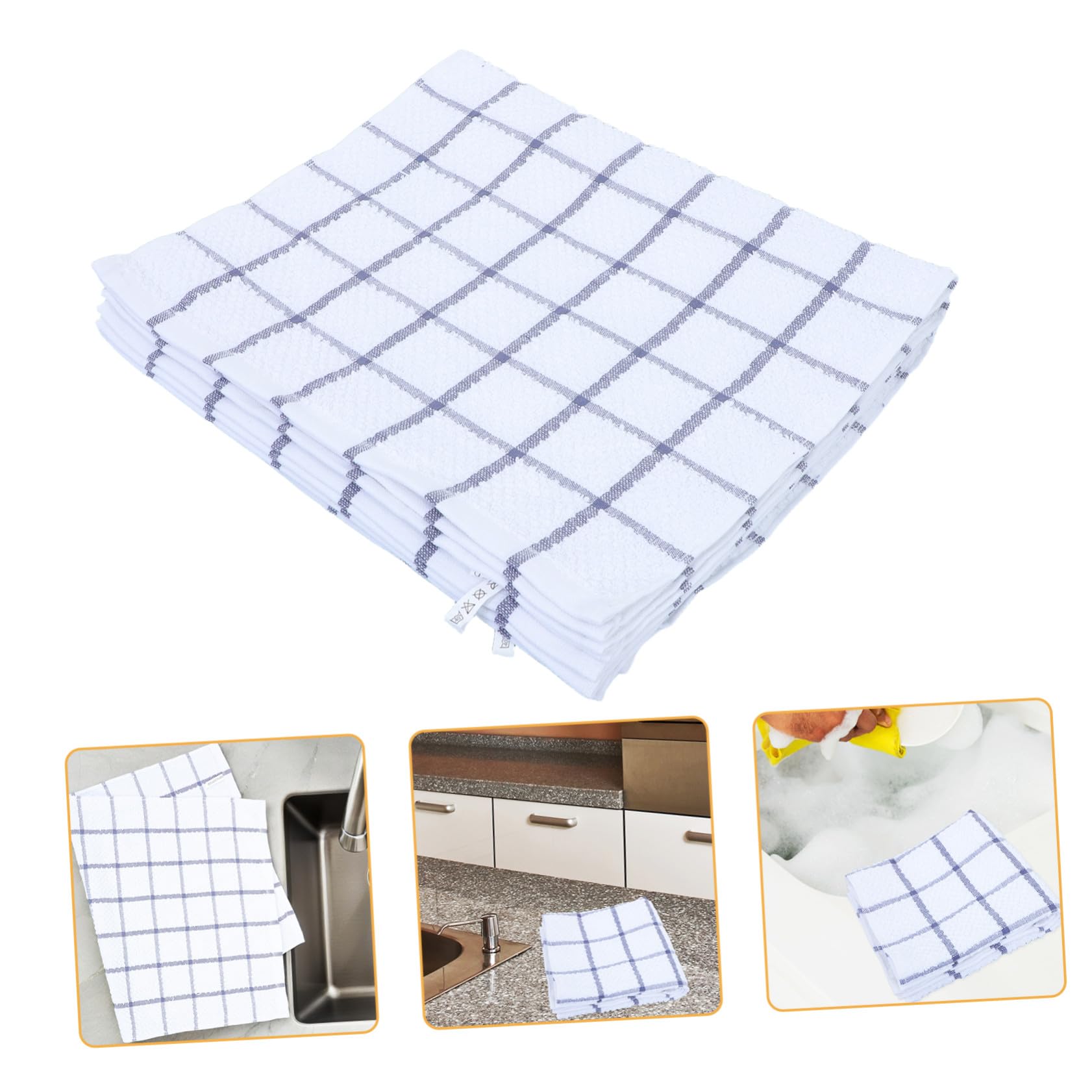 Cabilock Paños de Cocina de Algodón de Alta Absorción 6 Unidades