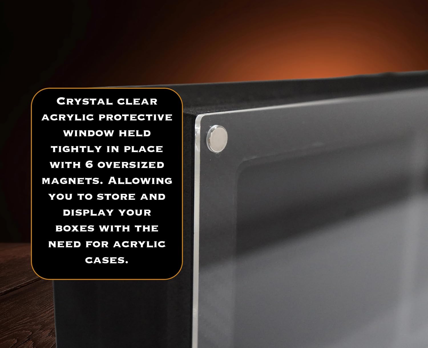 PKMN Elite Trainer Box ETBs Display Case Wall Mounted Or Desktop Display. Fits 3 ETB Secured Magnetic Acrylic Window. Bunny Lab's Original Display for PKMN ETBs English Version. - Image 8