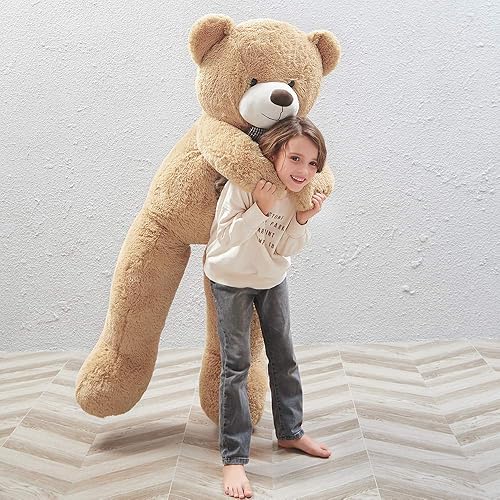 Miniatura 6 de MaoGoLan Big Teddy Oso de peluche, animales de peluche gigante y de tamaño real para niños, Día de San Valentín y adultos