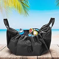 Vista 6 de Cosmos Bolsa de almacenamiento para traje de neopreno de playa, bolsa de almacenamiento para surfistas, bolsa seca plegable impermeable con asa