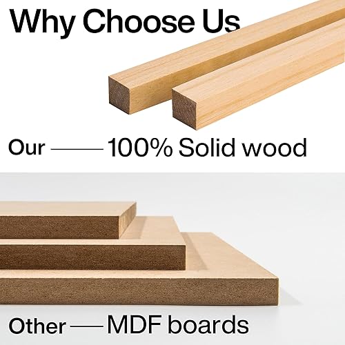 Miniatura 2 de AUYRE Juego de 3 marcos para póster de 18 x 24 pulgadas, color negro madera, marco para póster de 18 x 24 pulgadas, para galería de fotos, paquete