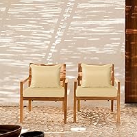 Vista 7 de 4 Fundas de Cojines de Patio de Repuesto, Fundas de Cojines de Asiento de Patio al Aire Libre Fundas de Muebles de Sofá, Fundas Impermeables