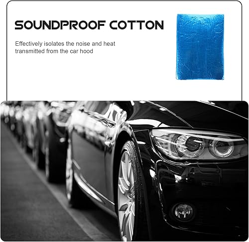 Miniatura 6 de PRETYZOOM 10 unids aislamiento autoadhesivo duradero amortiguamiento de sonido material escudo panel versátil para varios modelos fácil instalación