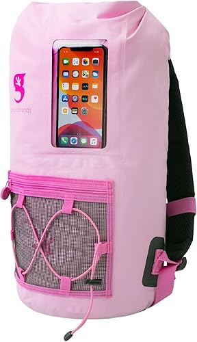 Vista 45 de Geckobrands Hydroner 20L Mochila impermeable Rosado Neón