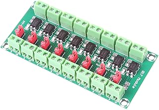 NOYITO PC817 8-Channel Optocoupler Isolation Board Voltage Converter Adapter Module 3.6-30V Driver Photoelectric Isolated Module