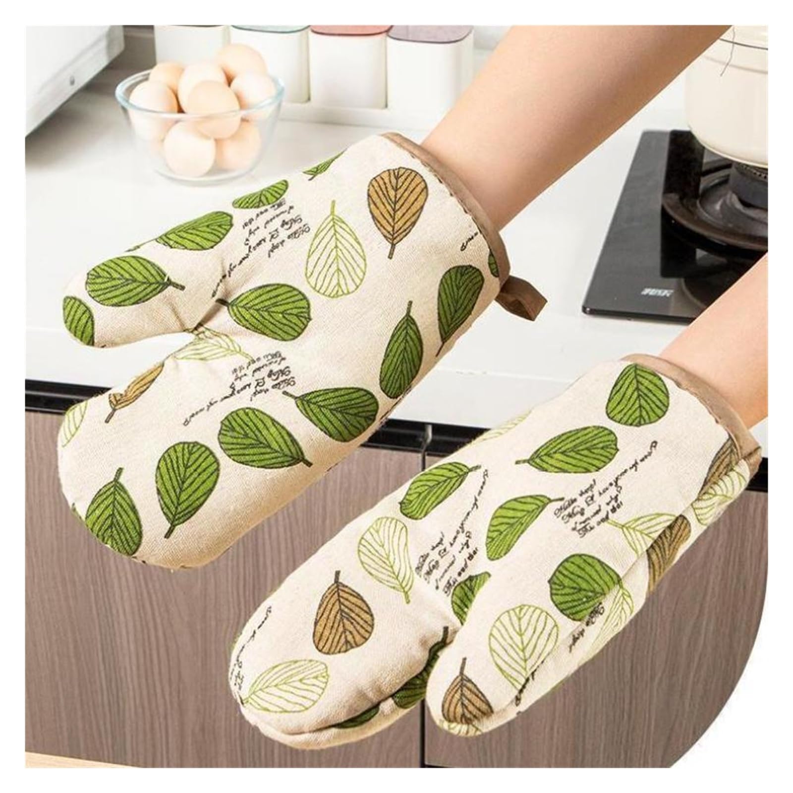 1 Paar Verdickte Isolierhandschuhe Für Küche