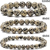 Vista 12 de 200 cuentas redondas y sueltas de cristal de cuarzo gris natural de 0.32 pulgadas (8 mm) para joyería y manualidades