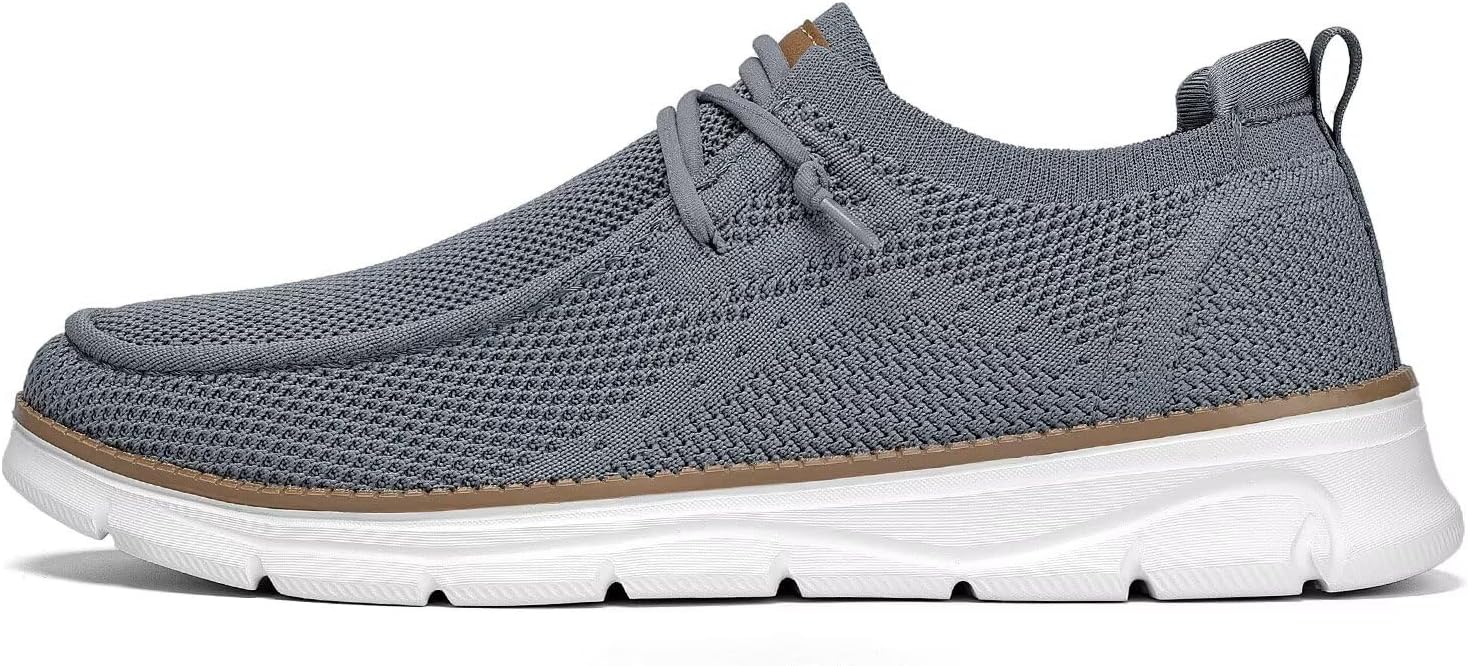 Mens Slip-on Loafers Comfortable Boat Shoes Casual Walking Sneakers Mesh Business Oxfords Work Lightweight Soft Sole - Image 3