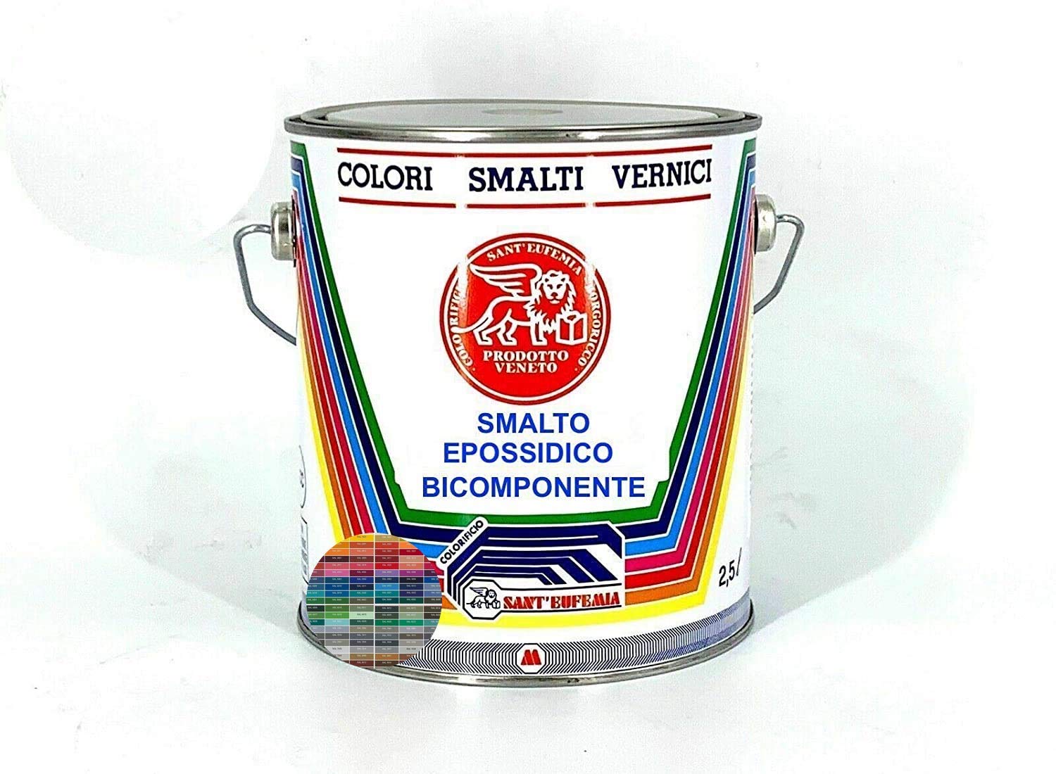 generico SMALTO VERNICE EPOSSIDICO EPOX LUCIDO COLORI SINTETICI PROFESSIONALE (KG 4,5 (3+1,5 Cat), RAL A RICHIESTA)