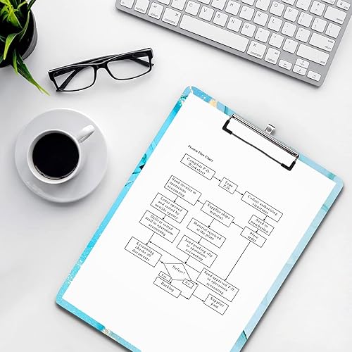 Miniatura 7 de Portapapeles de moda, portapapeles decorativos con bonito patrón, bloc de palabras de madera de diseño personalizado con clip de metal de perfil