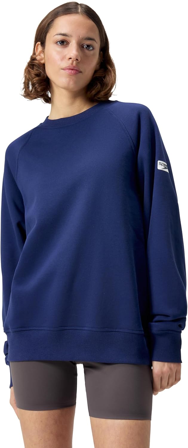 Speedo Unisex-Adult Sweatshirt Crew Neck Pull Over Team Warm Up
