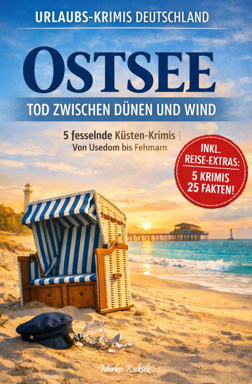 Urlaubs-Krimis Deutschland: Ostsee – Tod zwischen Dünen und Wind: 5 Küsten-Krimis von Usedom bis Fehmarn. Inkl. Reise-Guide & 25 Fakten. (Urlaubs-Krimis Deutschland: Kröger & Seidel ermitteln)