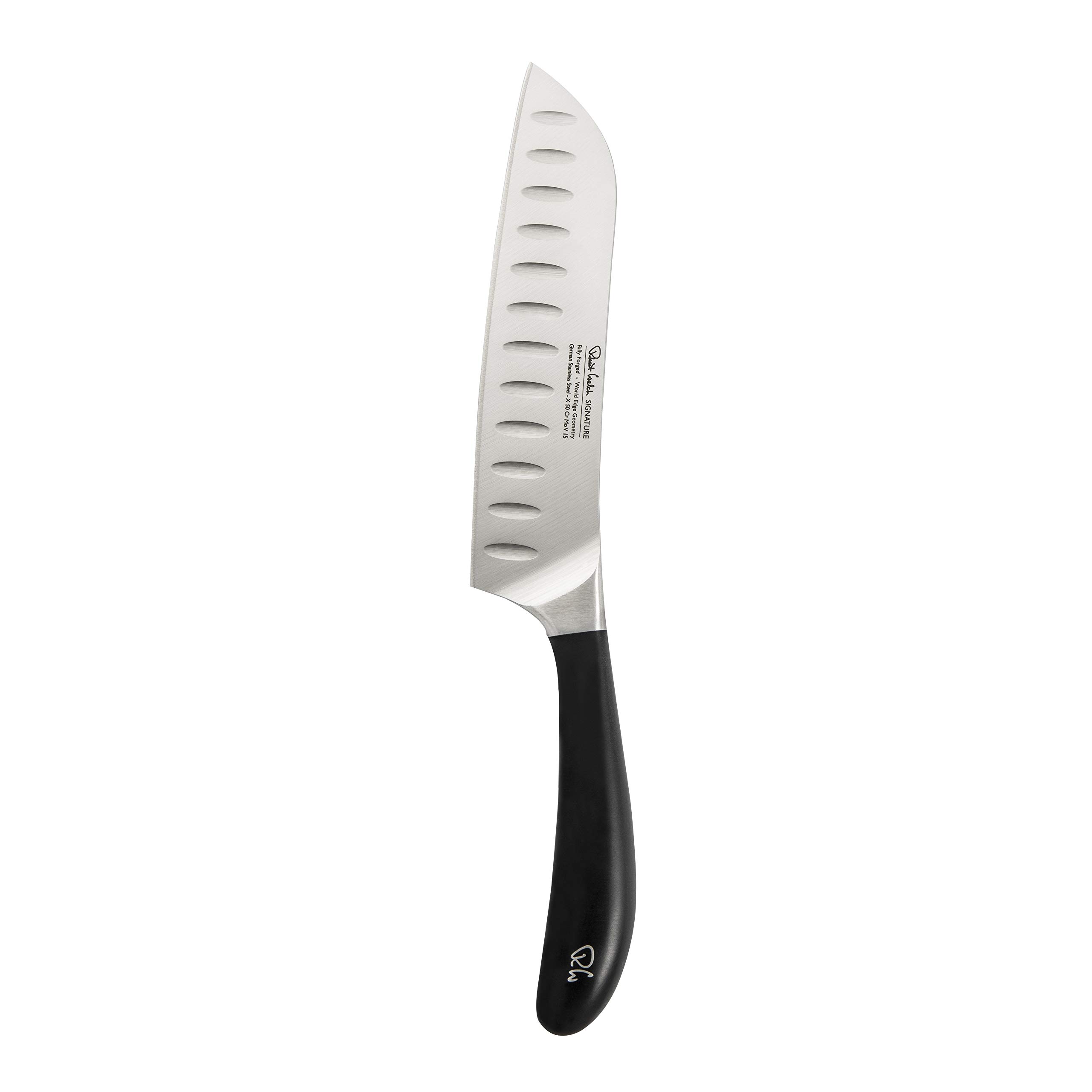 Robert Welch Signature Santoku Knife, 17cm - British Design - Stainless Steel