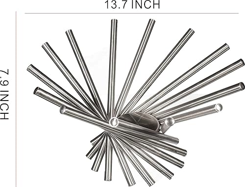 LANDTOM® Tazón de frutas creativo de rotación de acero inoxidable/cesta de fruta/soporte de fruta/soporte de frutas con pelador de naranja gratis,