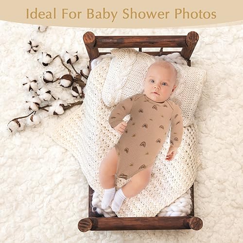 Miniatura 7 de meloom Juego de regalo para bebé, caja de regalo unisex para recién nacidos, artículos esenciales para bebés bohemios y neutrales, regalos de baby