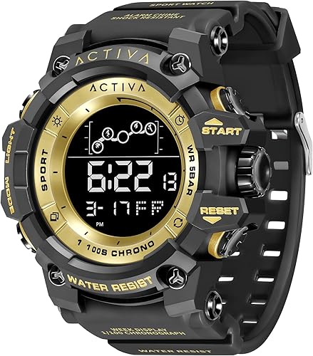 Invicta Digital Essentials Reloj digital dorado