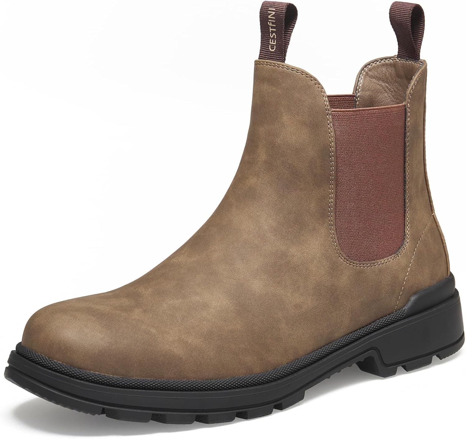 Cestfini Mens Slip On Chelsea Boots