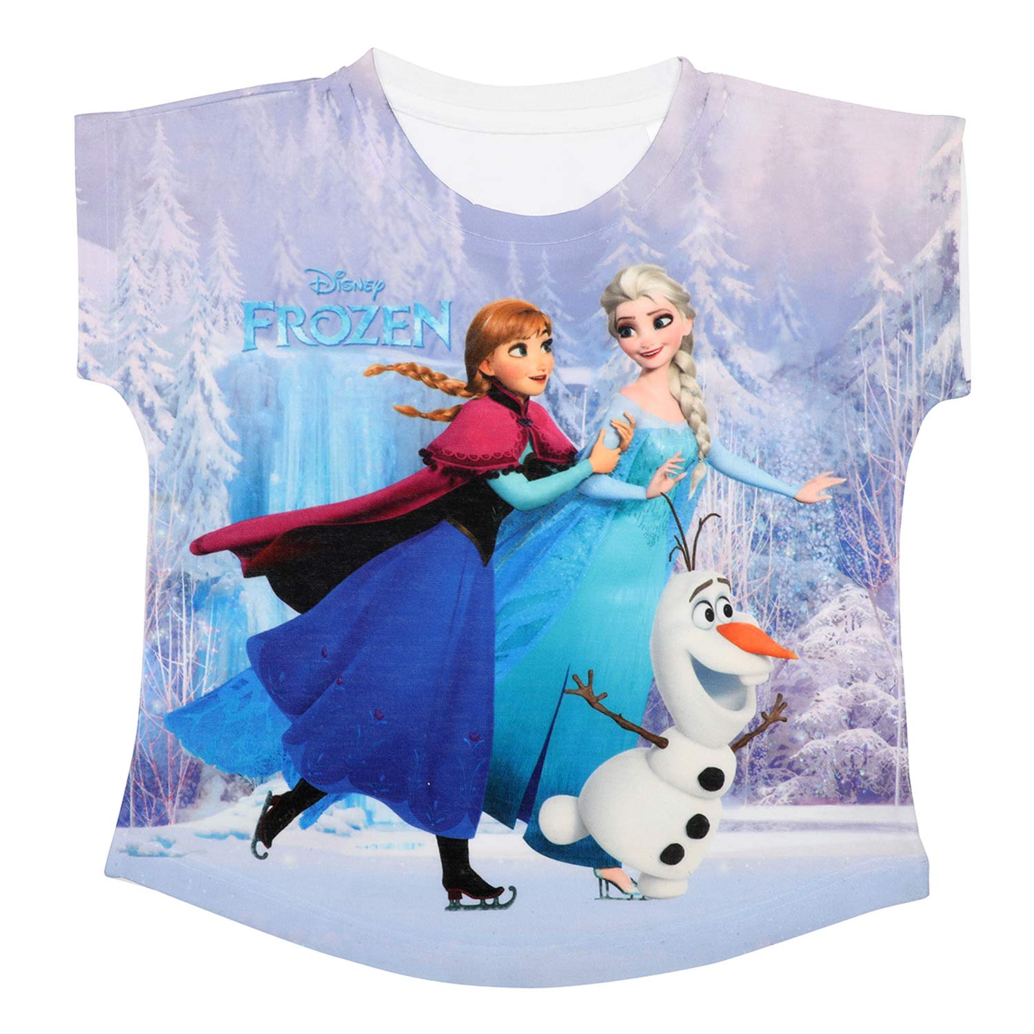 Disney FrozenGirl's Regular Fit T-Shirt