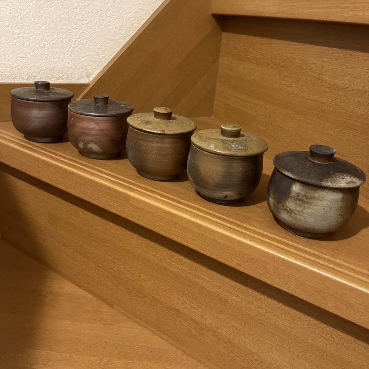 備前焼グラス5客 備前焼グラス5客