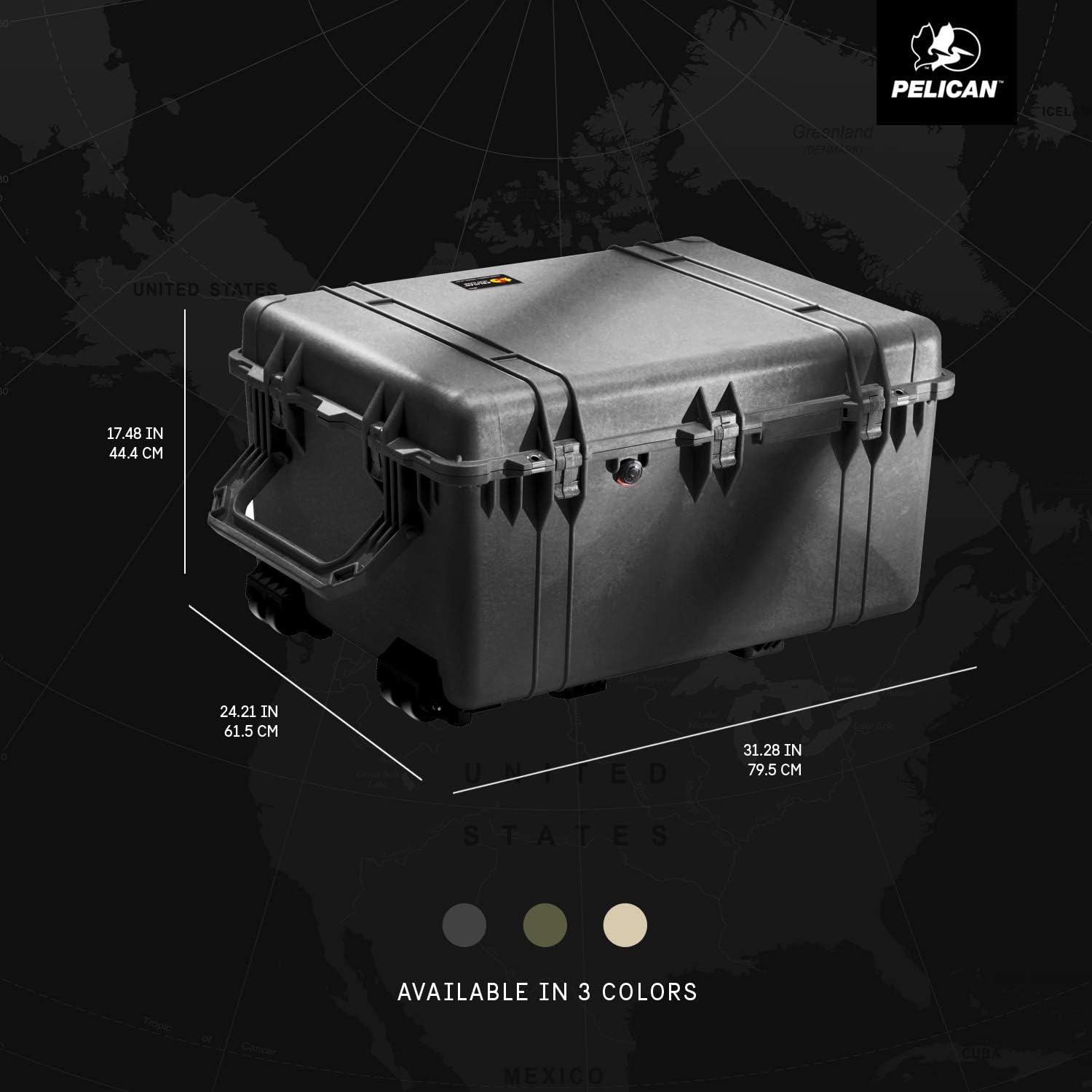 Product Deal Pelican 1630 Camera Case with Foam (Black), 1630-000-110