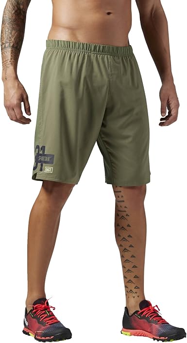 Reebok Pantaloncini da Uomo Spartan Race Woven, Canopy Green : Amazon.it:  Abbigliamento