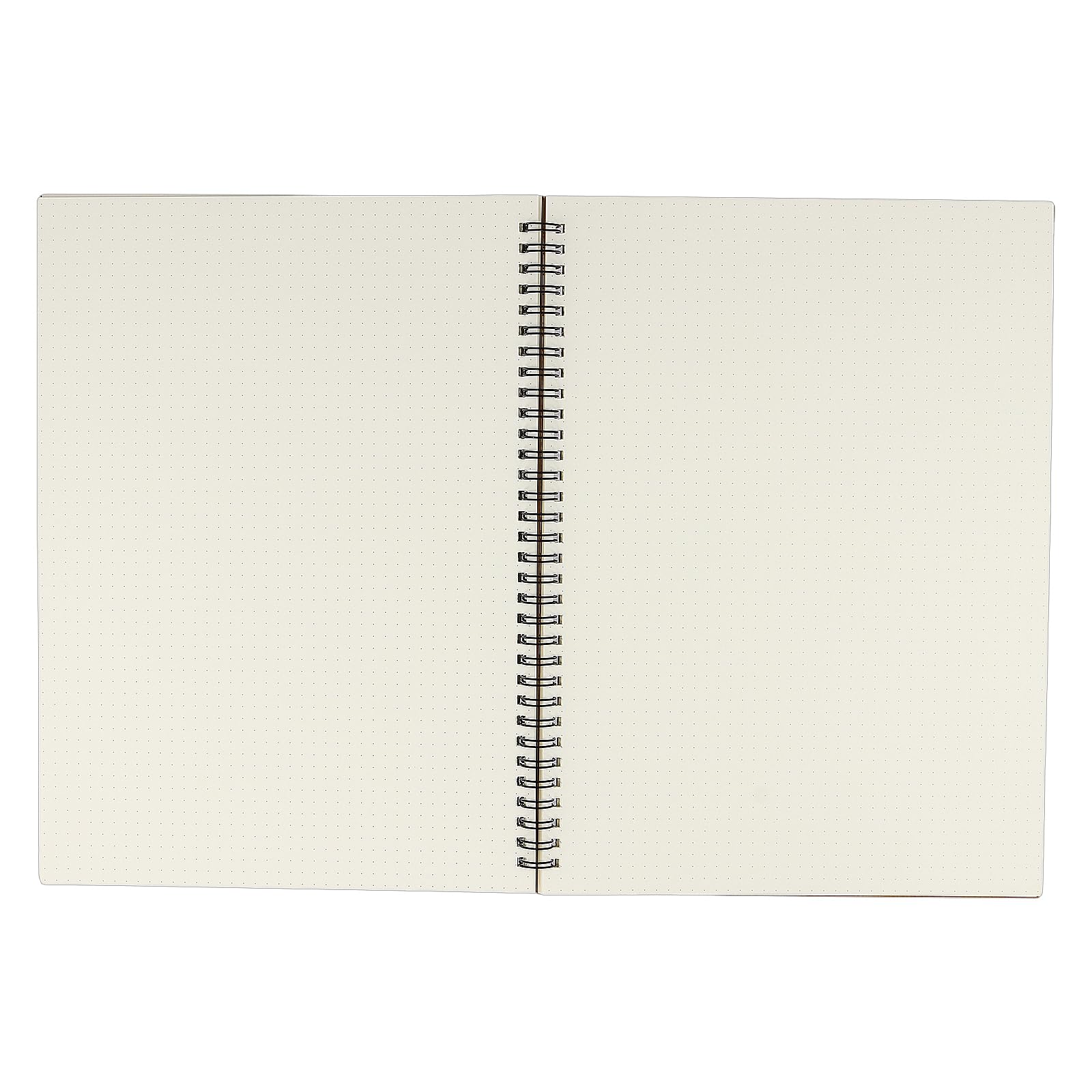 KEILEOHO 6 Quaderni A4 Puntinati, Blocco Note a Spirale con Copertina in Carta Kraft, 100 Fogli 200 Pagine, Carta 100 g/m², per Schizzi, Disegno e Appunti