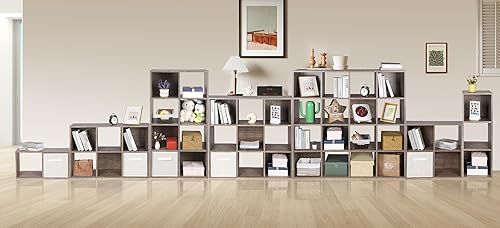 Miniatura 8 de PACHIRA E-Commerce Estantería de almacenamiento de 6 cubos de EE. UU., compatible con contenedores de almacenamiento de 11 pulgadas, organizador de