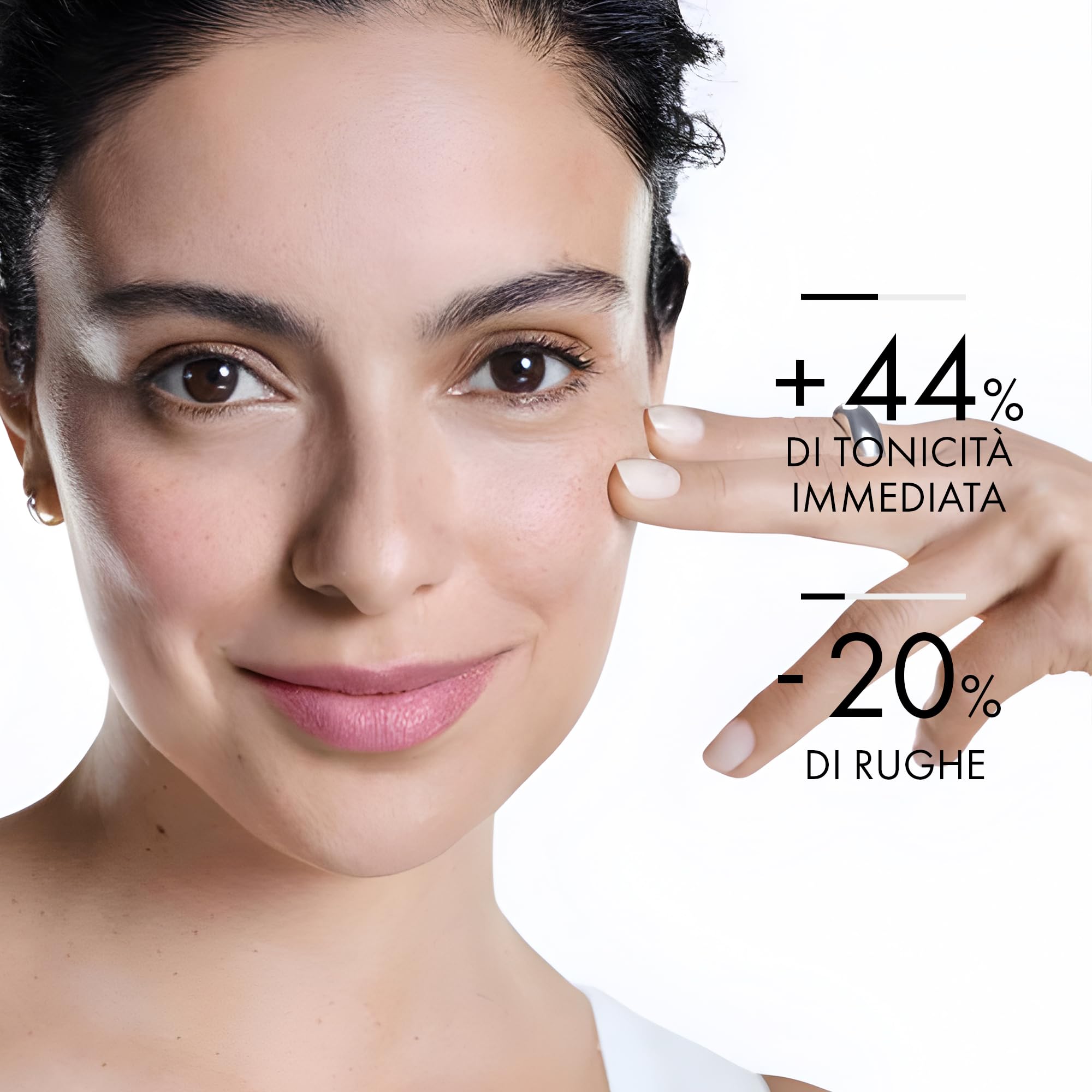 Vichy Liftactiv H.A. Crema Anti-Rughe Rassodante Notte con Acido Ialuronico Puro, Ramnosio e Vitamina C, 50 ml