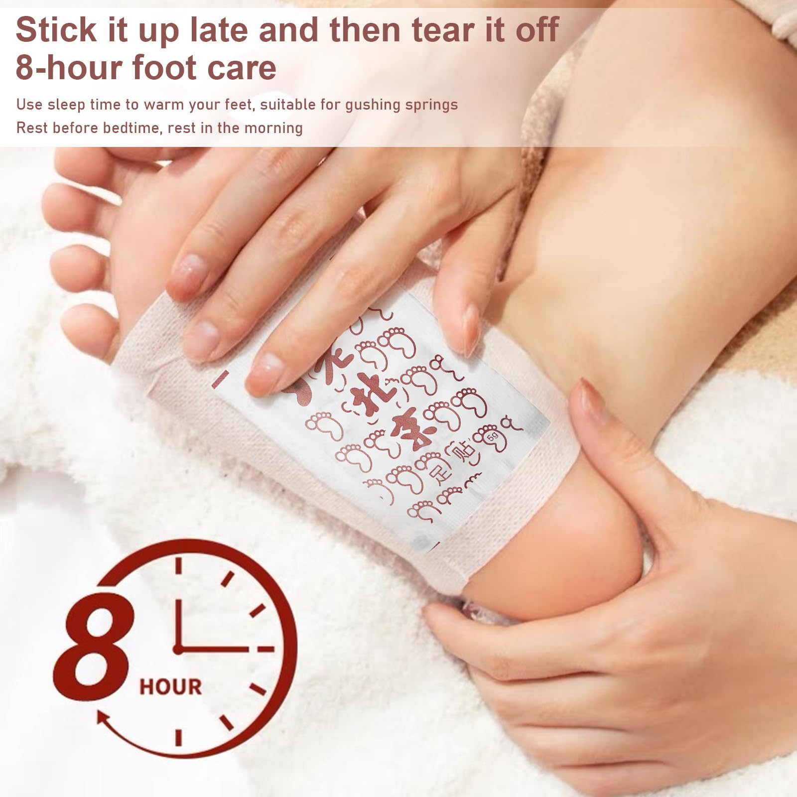 GBKDQQ 200 parches de desintoxicación para pies, desintoxicación para pies, almohadillas de limpieza profunda, almohadillas naturales para pies, para reducir el estrés, sueño profundo y mejorar el