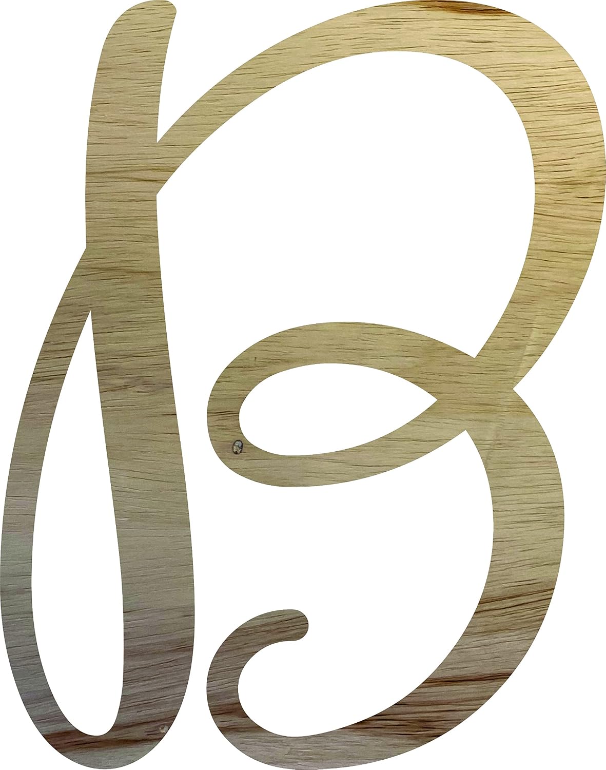 Wooden Letter 5" Blank A Love is in The AIR Font